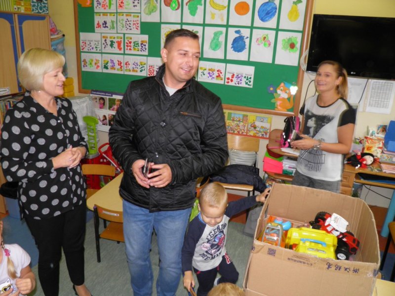 Marek Ziędalski w przedszkolu